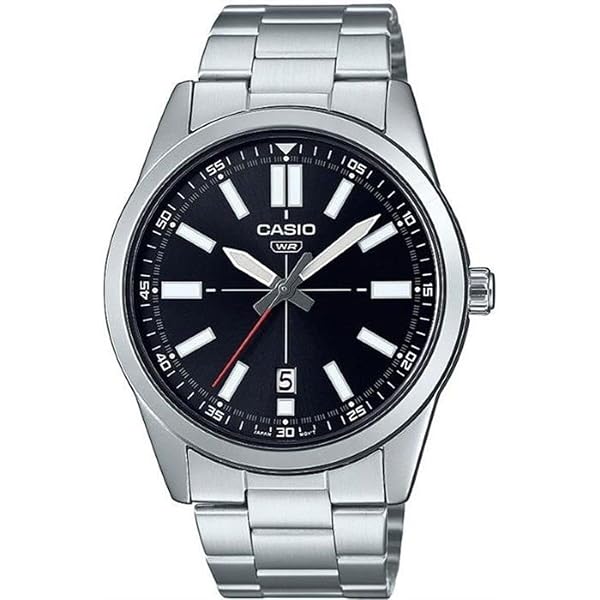 Casio MTP-M305D-1AVDF Men's Black Dial Analogue Watch : Amazon.sg